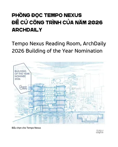 GIẢI THƯỞNG CÔNG TRÌNH CỦA NĂM 2026