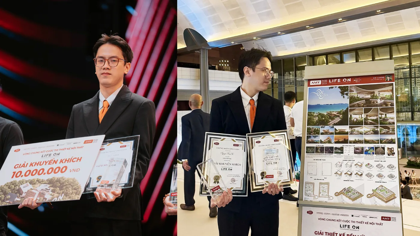 Founder CoLAB đạt giải tại cuộc thi AMY Design Award 2025