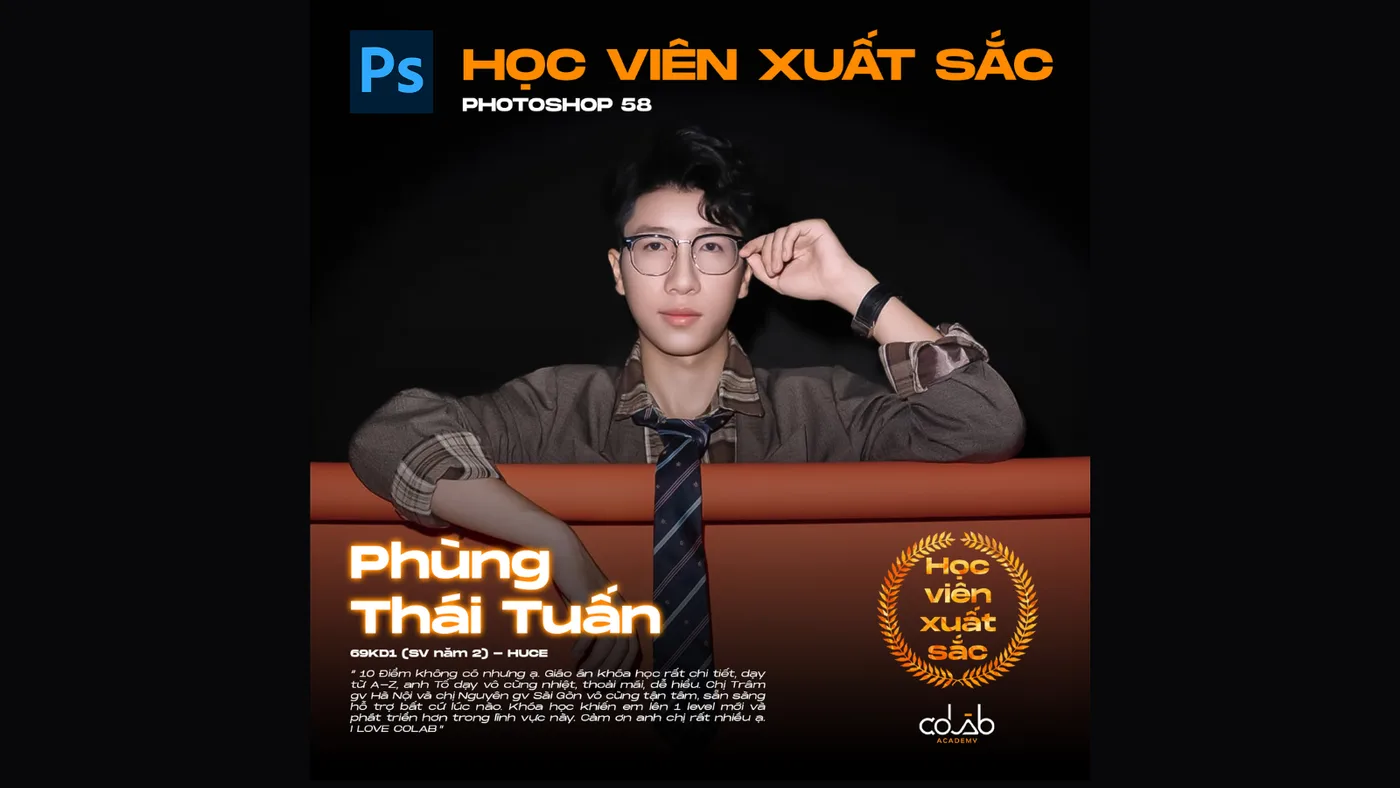Học viên xuất sắc SHOP 58 – Sinh viên năm hai HUCE gây ấn tượng với kỹ năng diễn họa toàn diện